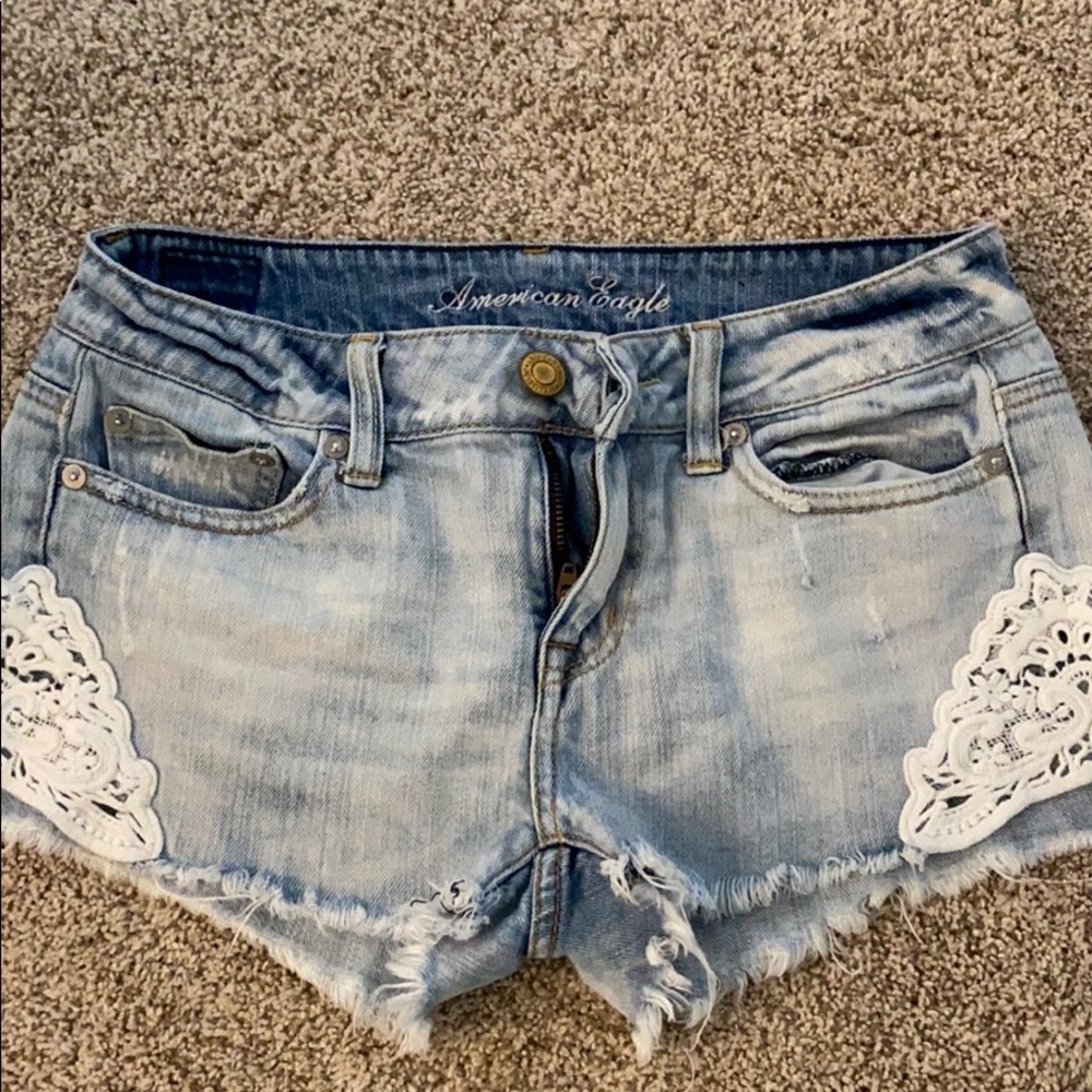 Denim shorts
